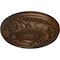 Ekena Millwork Odessa Ceiling Medallion (Fits Canopies up to 2 1/2"), 7 1/2"OD x 1 1/8"P, Root Beer Crackle CM07ODRBC - alternate 3
